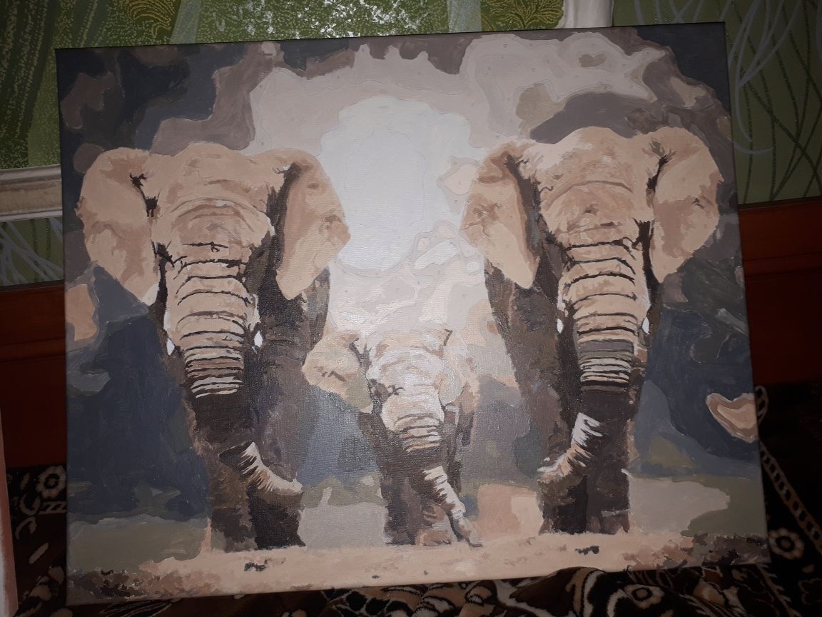 Картини   слони ціна договірна
