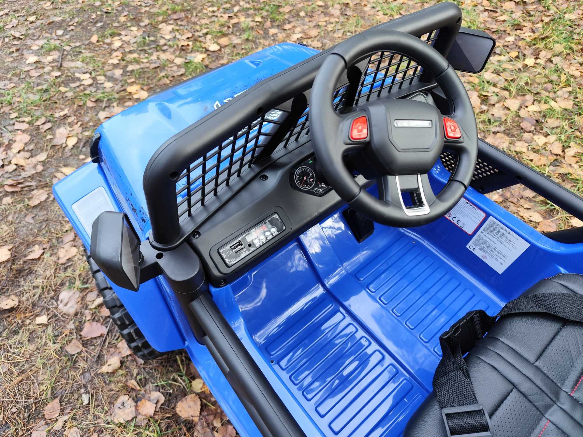 Auto Na Akumulator Jeep 4x4 Dla Dziecka - Pilot - Miękkie koła