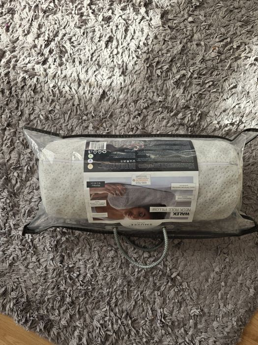 Poduszka wałek pod głowę, nogi, plecy, szyję, lędźwie z pianki Memory.