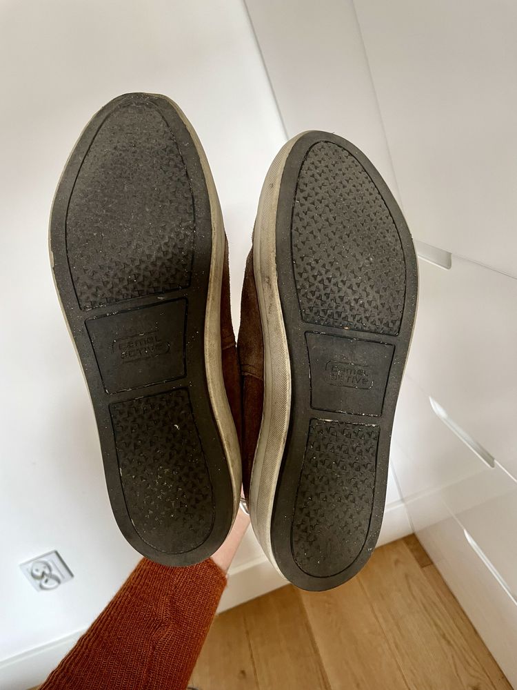 Camel active 100%skóra nat.sneakersy sportowe półbuty 39