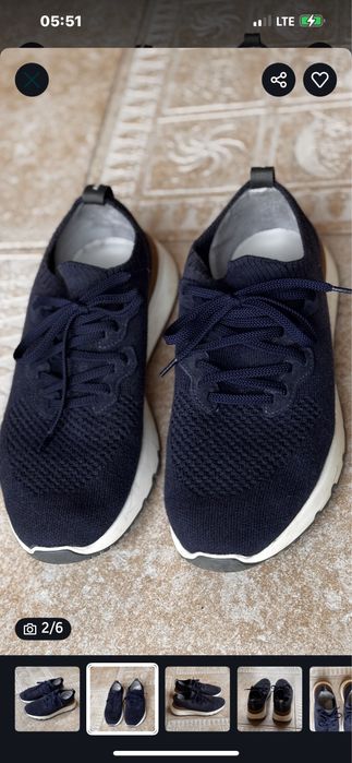 Оригинальные кроссовки Брунелло Кучинелли 41 размера 27 стелька