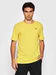 Oryginalny T-shirt koszulka FILA haftowane logo oliwkowy
