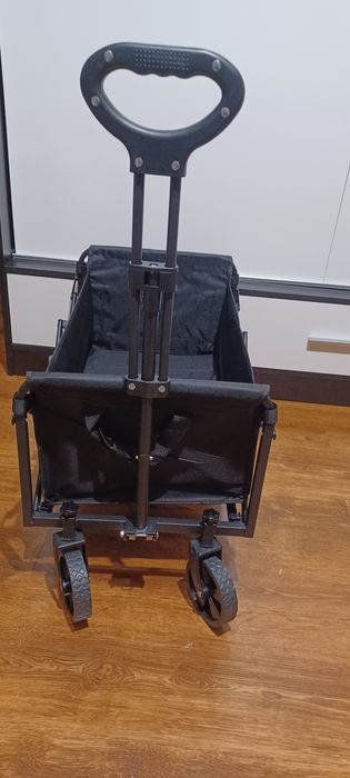 Składany wózek transportowy GECONLE – pojemny, lekki i wytrzymały