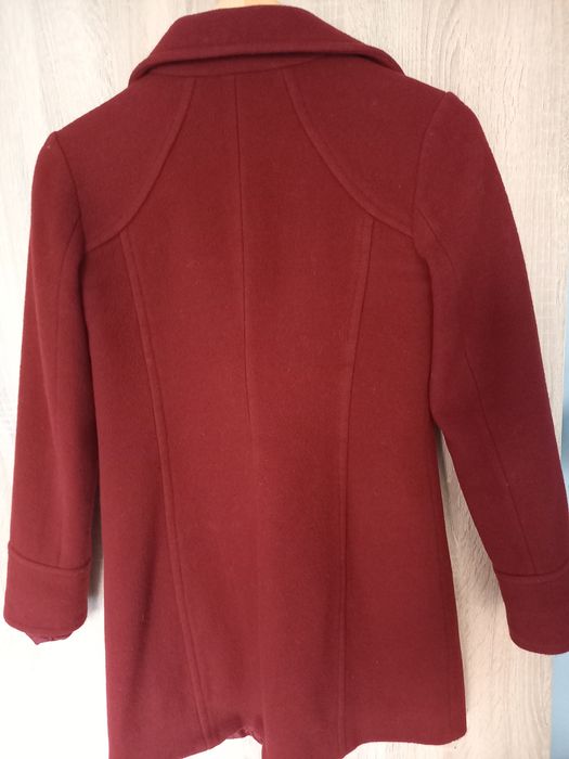 Bordowy płaszczyk  kurtka Sisley M