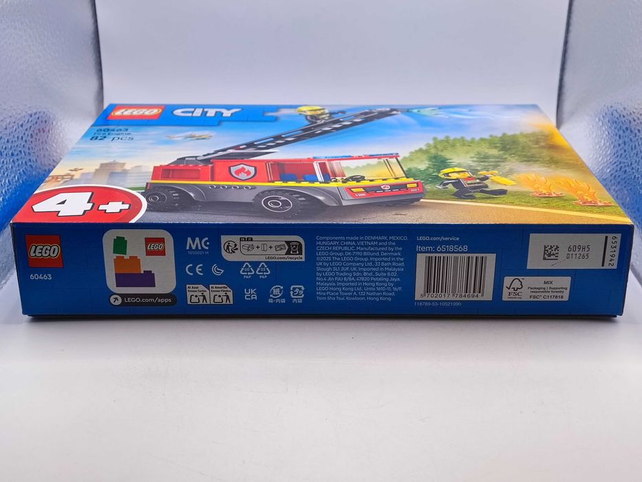 Lego City 60463 Wóz Strażacki Z Drabiną 799/09/25s