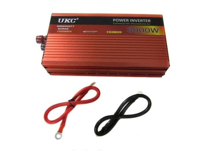 Перетворювач напруги, струму AR 3000W, 12-220V AC/DC,