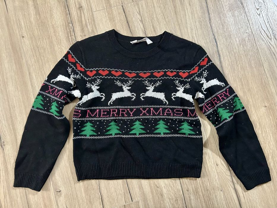 Sweter świąteczny dla chłopca r 146/152