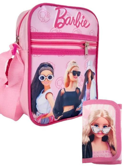 Torebka dziecięca na ramię listonoszka + portfel Barbie