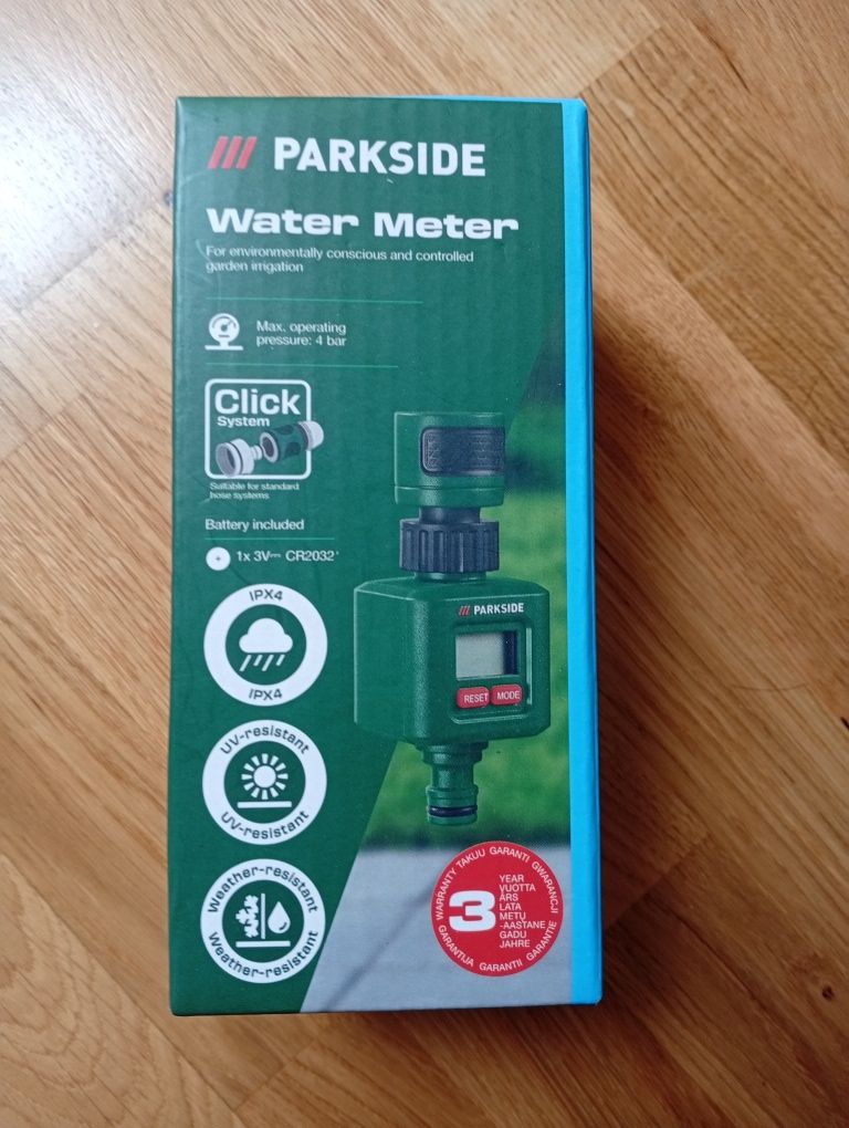 Wodomierz Parkside ogrodowy IPX4