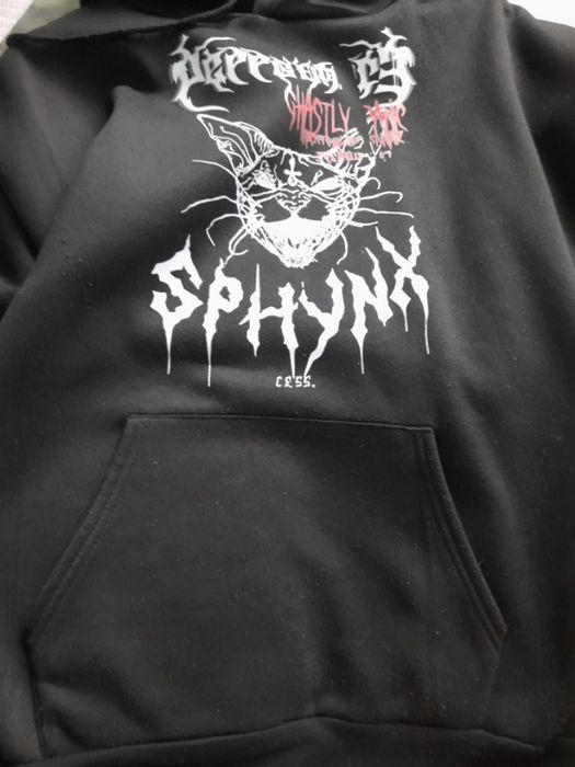 Худи с принтом на флисе.