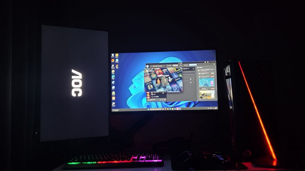 Pc gaming completo (setup) vendo / troco