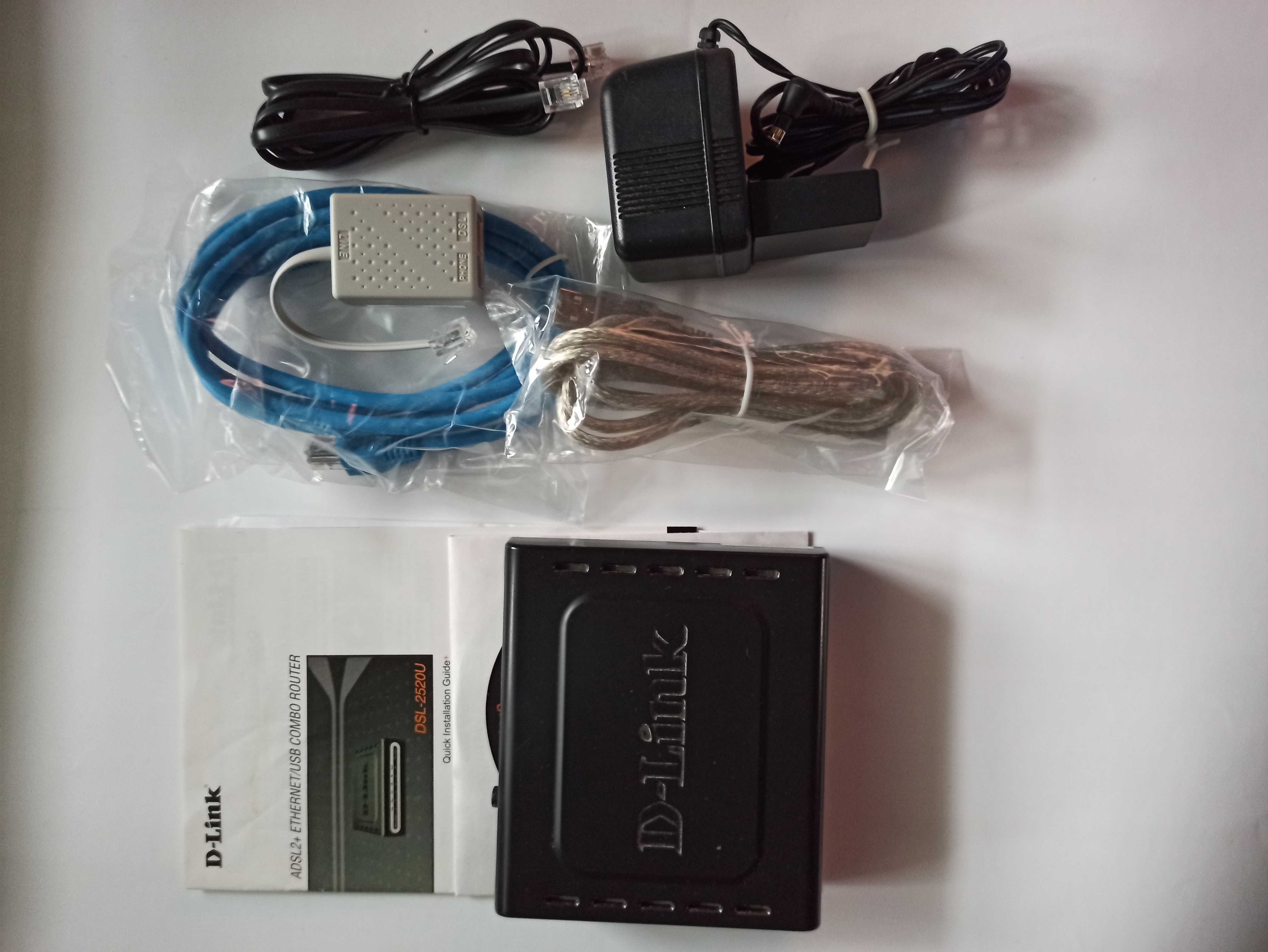 модем -маршрутизатор  D-Link DSL-2640U та D-link DSL-2500U