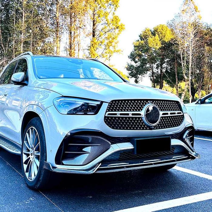 Сплиттер Mercedes GLE Coupe W167 C167 диффузор спойлер губа сплiтер