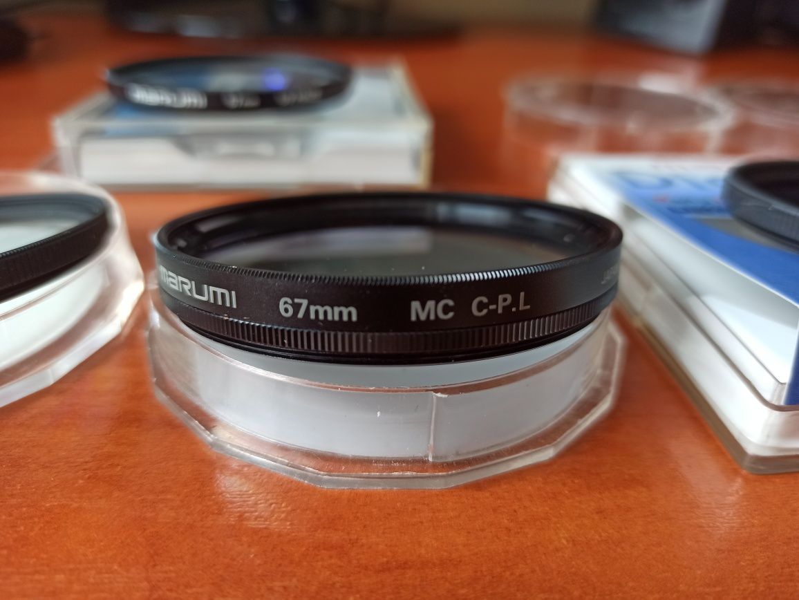 Filtry foto Marumi 67 mm, CPL, UV, light control 8,Lens protect