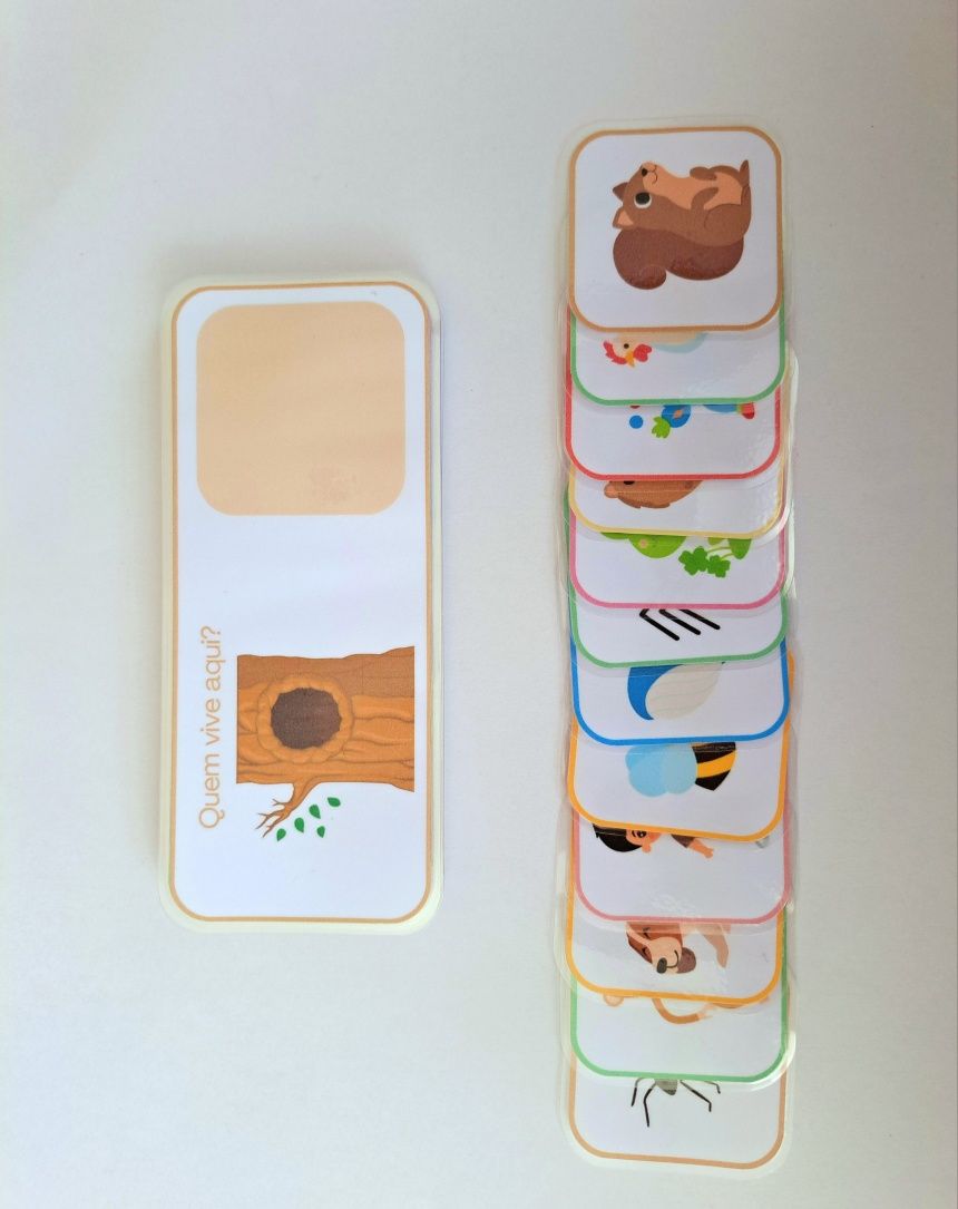 Material pedagógico: Animais e Habitats