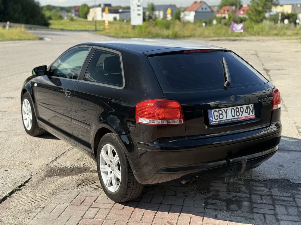 Audi A3 8P 1.9 TDI 140KM Sprowadzony ZAREJESTROWANY Klima BOSE Alu HAK