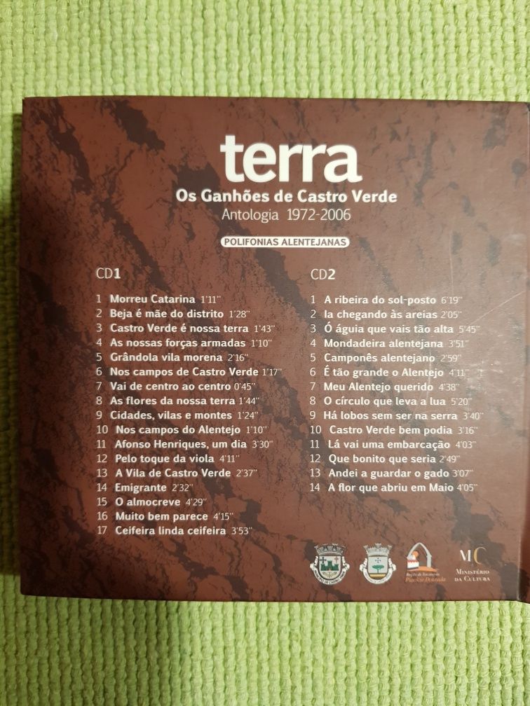 CD dos CANHÕES de Castro Verde - Álbum TERRA