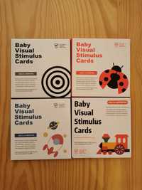 Pack4 Coleção Cartões Estimulação Visual Para Bebés | 0 aos 36 meses