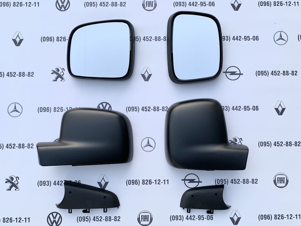 Корпус дзеркала VW Caddy T5 T6 Кадді Т5 Т6 кришка накладка низ скло