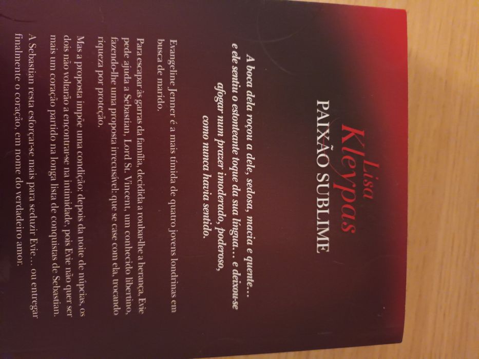 Livro Lisa Kleypas paixão sublime