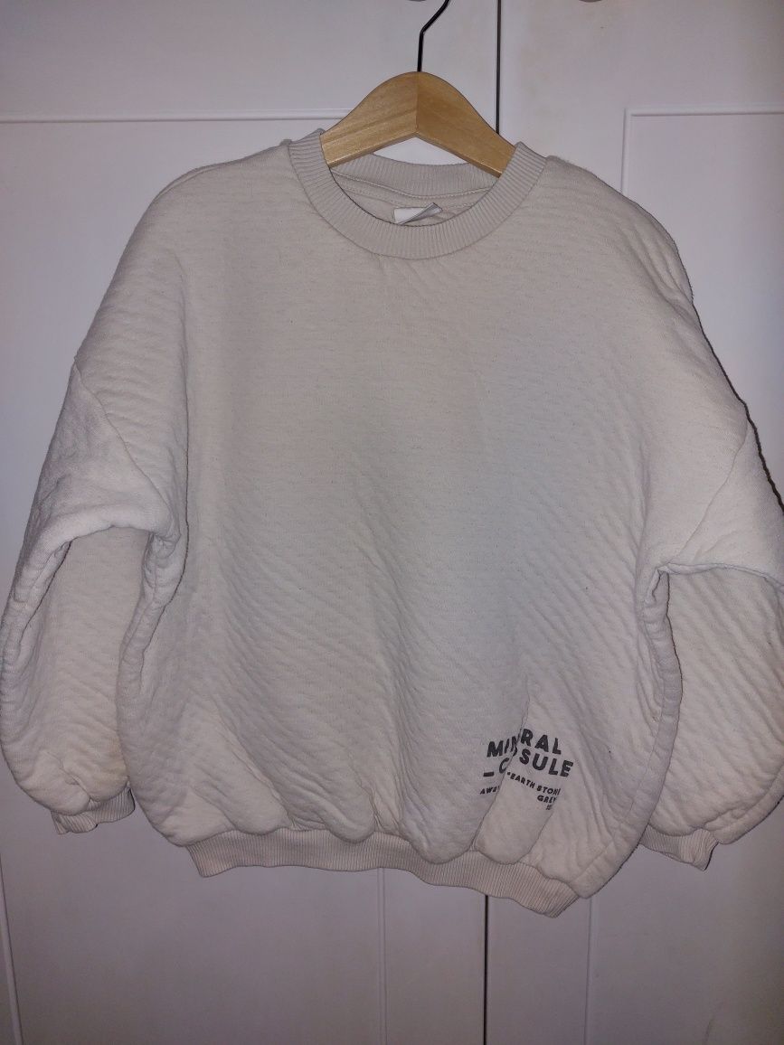 Bluza Zara rozmiar 110 watowana. Oversize