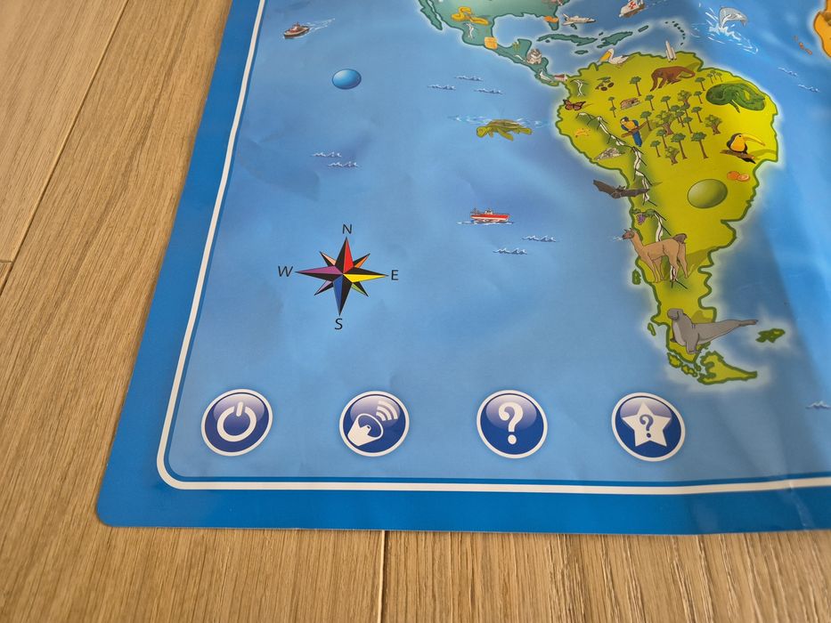 Magnetyczne mapa świata Zwierzęta Dumel Discovery prezent Mikołaj