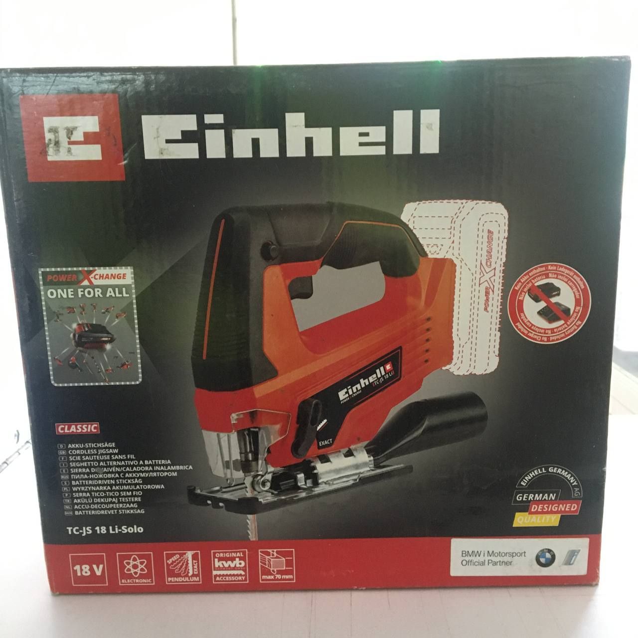 Аккумуляторный лобзик Einhell