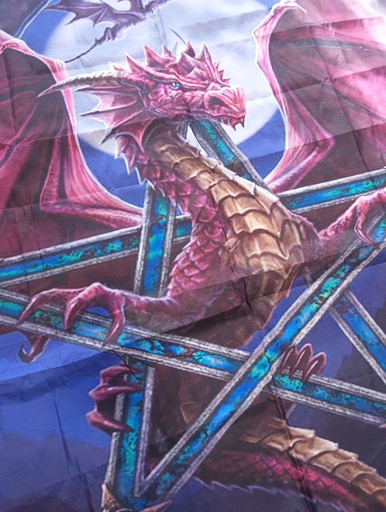 Гобелен покривало настінний декор з драконом Killstar
