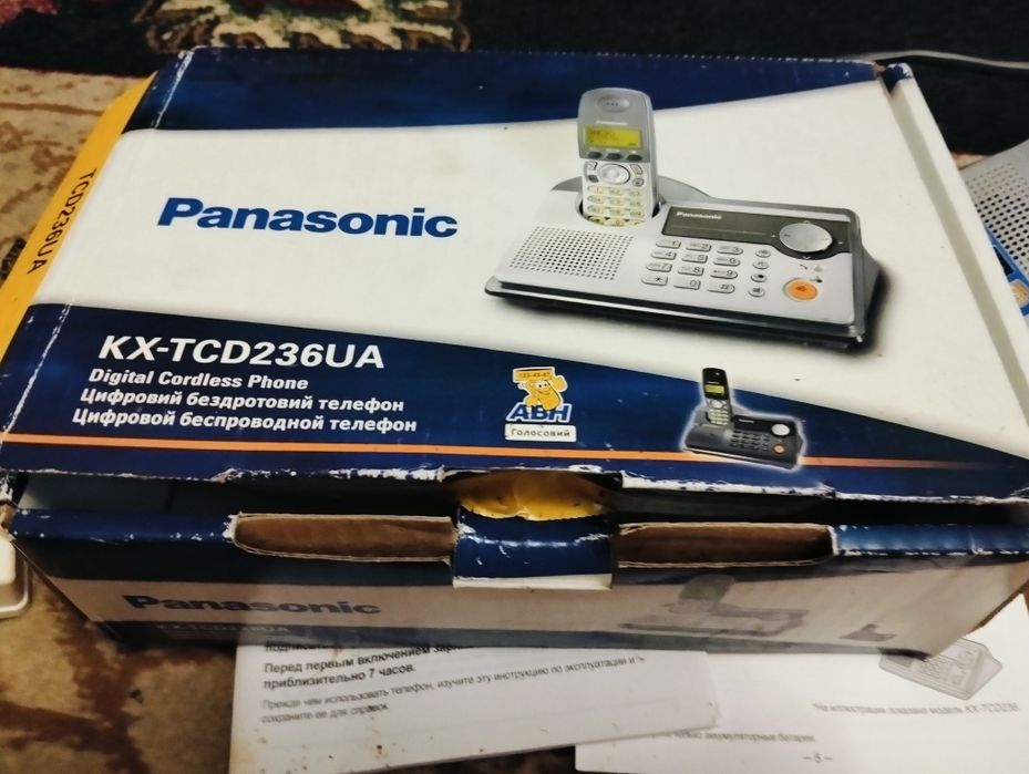 Стаціонарний бездротовий телефон Panasonic