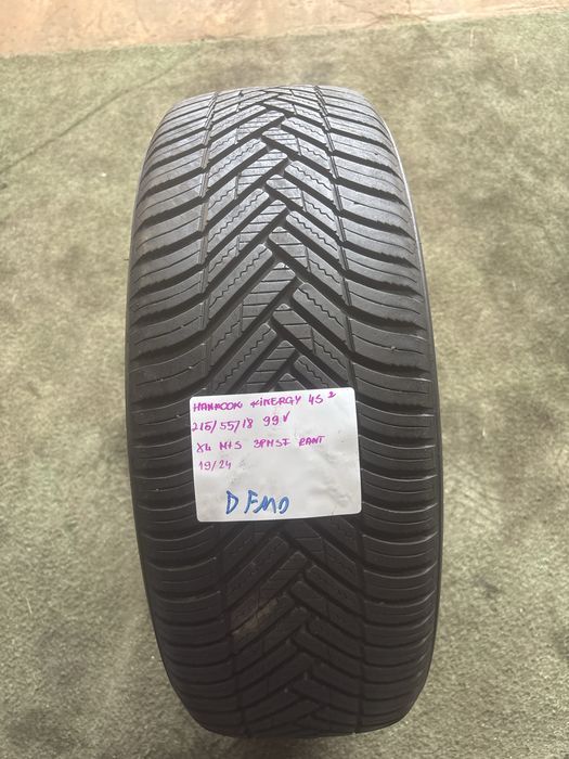 1x 215/55R18 99V HANKOOK KINERGY 4S2 x 4 seasons caloroczna DEMO