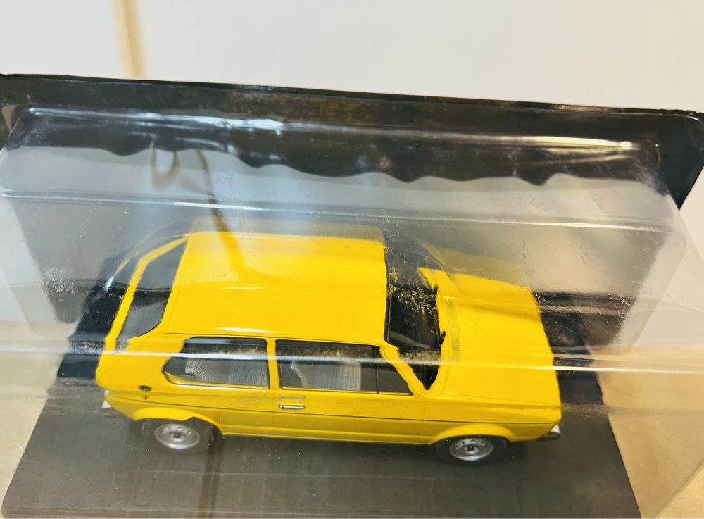 VW Golf I 1:24 żółty Hachette lub Salvat wersja podstawowa, nie GTI