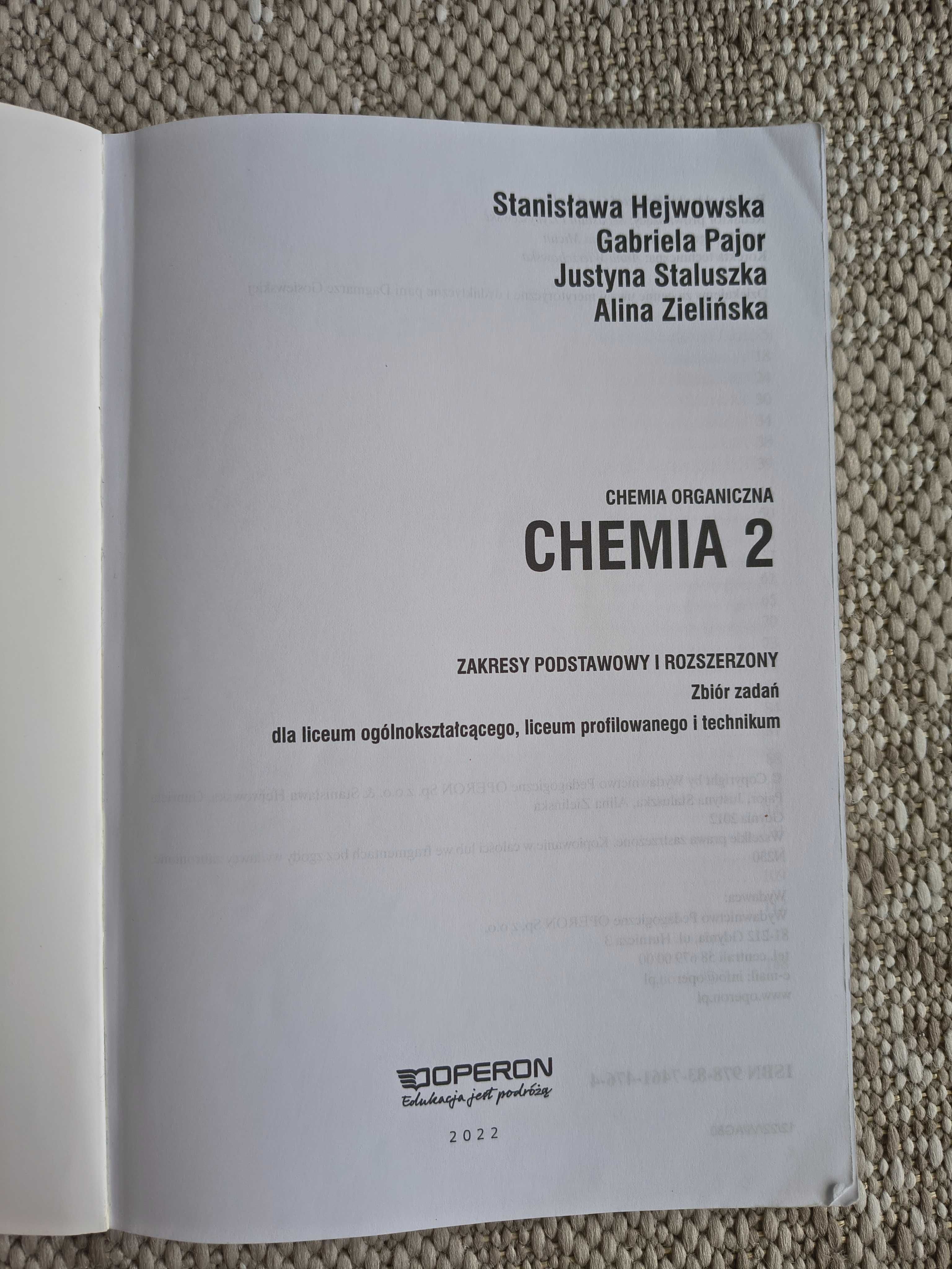 Zbiór zadań do chemii zakres podstawowy i rozszerzony