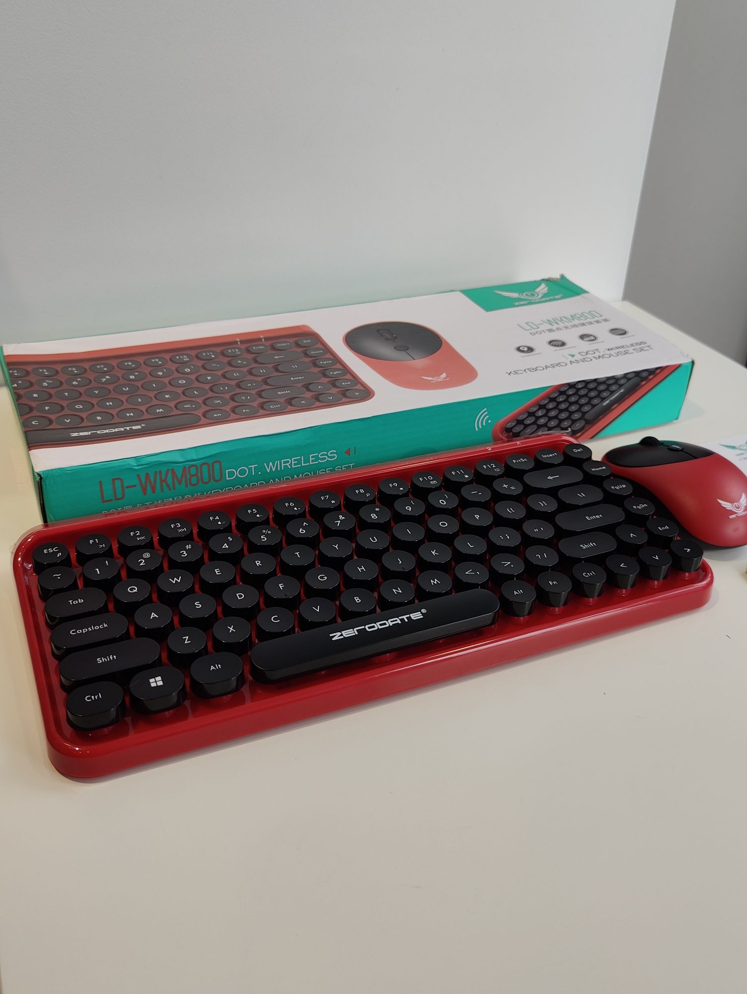 Комплект бездротова клавіатура + мишка ZERODATE LD-WKM800 2.4Ghz