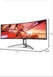 AOC AGON Curved Ігровий монітор 49" AG493UCX