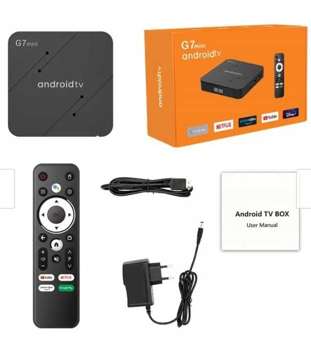 G7mini tv box androidTv 11 chromecast  2gb / 16gb