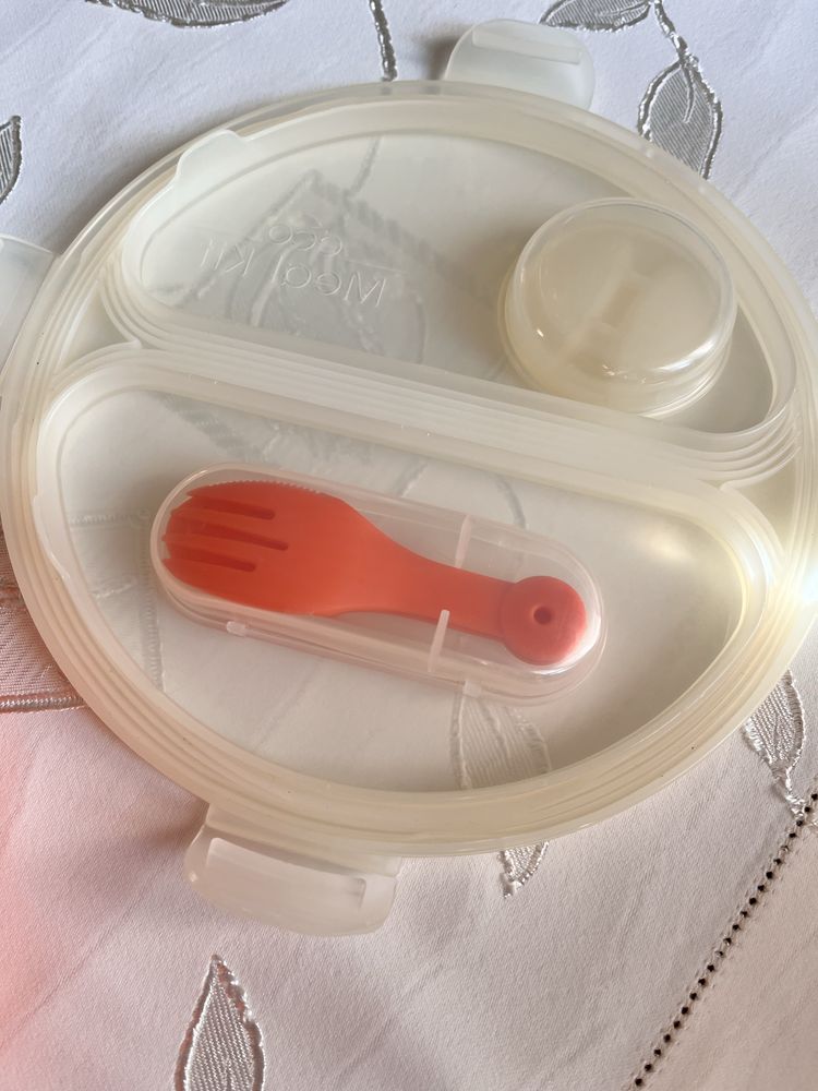 Wyciskarka do czosnku broner i pudełko na lunch