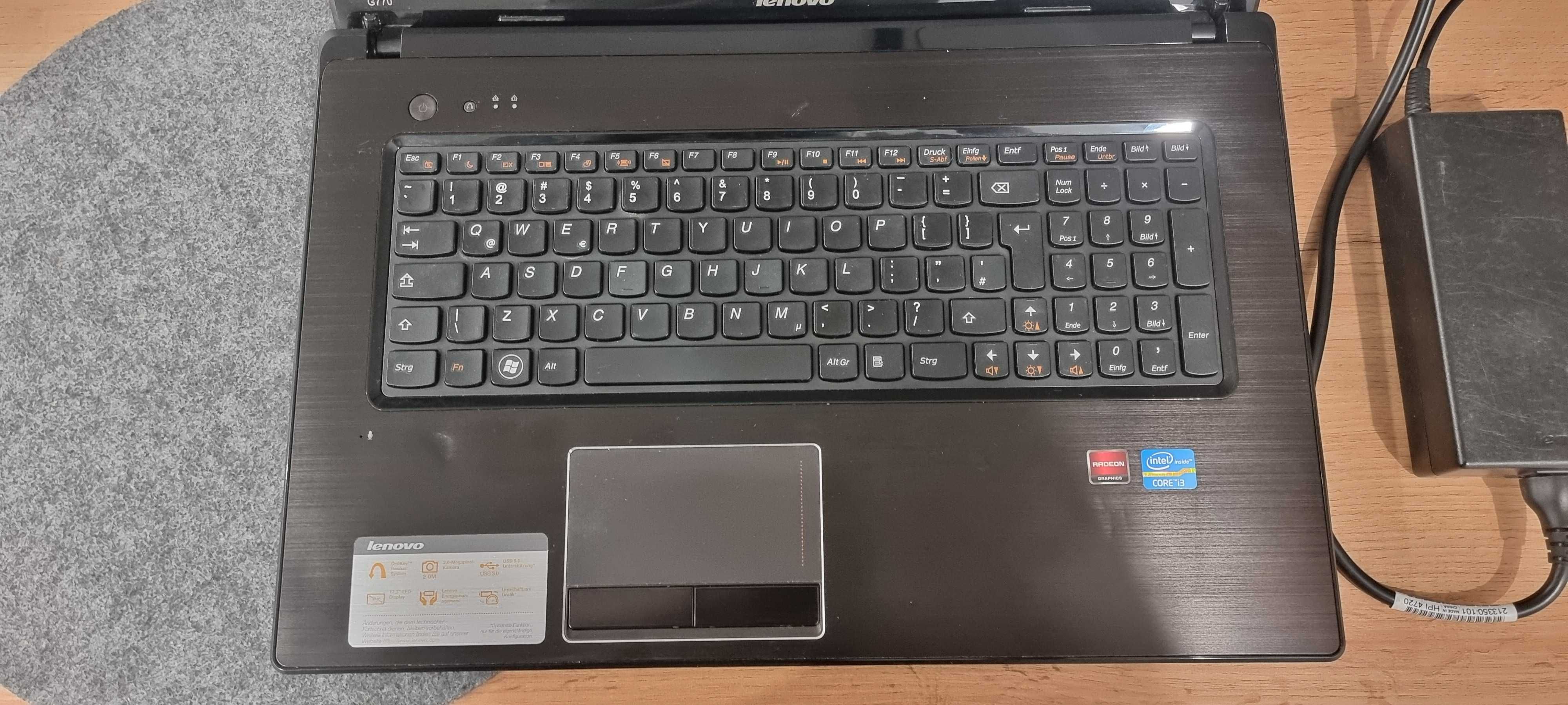 Laptop Lenovo G770 17 cali