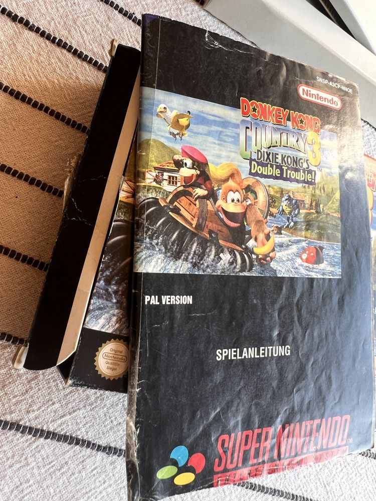 Gra Donkey Kong Country 3 Super Nintendo PAL version SNES
