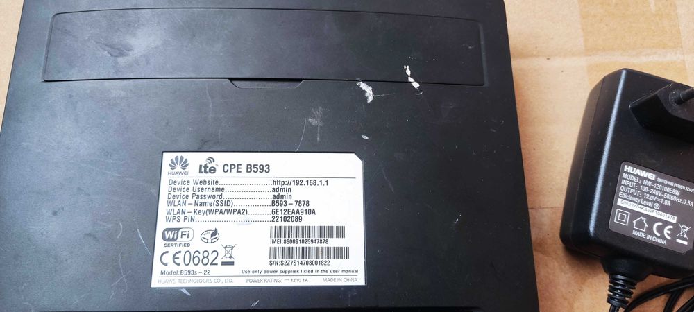 Huawei B593 Router na karte Sim LTE 4G
