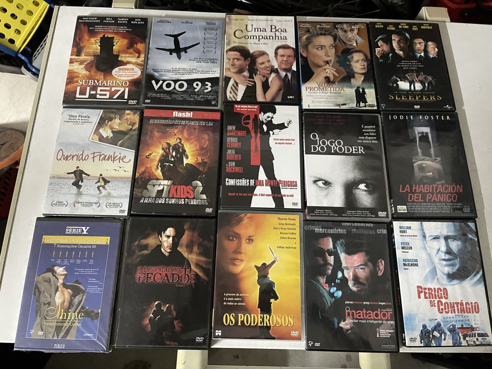 dvds originais de filmes,0.50€,ver fotos,Actualizado
