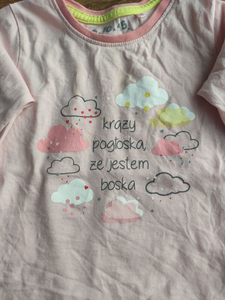 Bluzka, t-shirt na długi rękaw, 5 10 15, rozmiar 80,