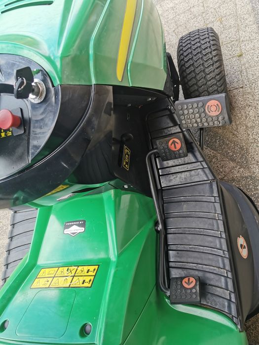 John Deere 16,5 HP Briggs Kosz STAN Faktura Traktorek Kosiarka