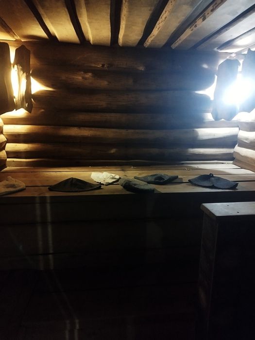 Баня и чан на дровах