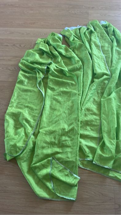 Zaslonki zielone 4 sztuki