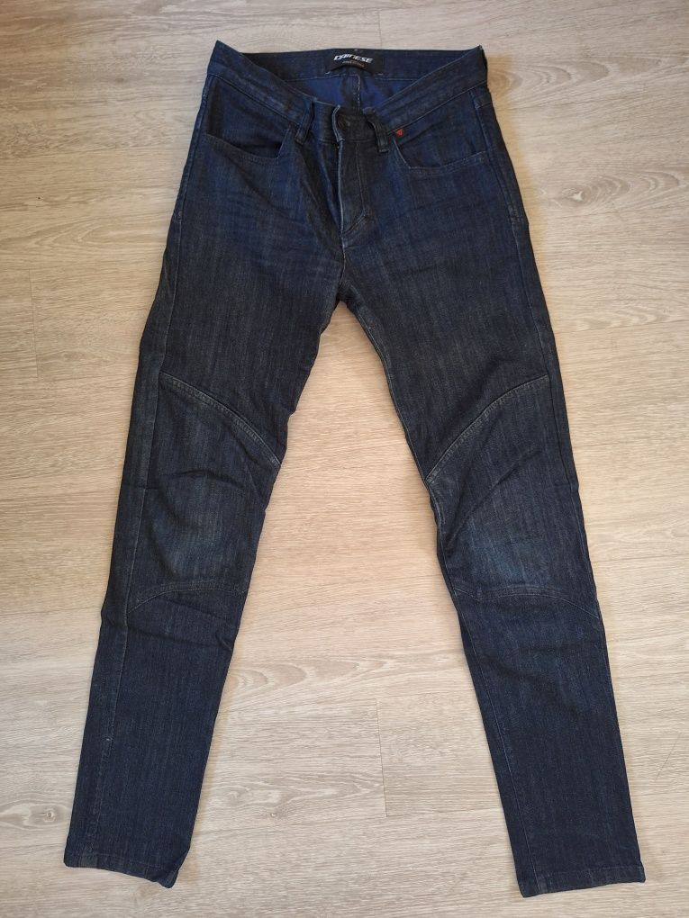 Calças de ganga Dainese Amelia Slim azul escuro - Mulher