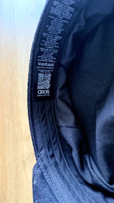 Boina chapéu com pala inverno Asos NOVA