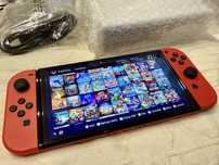 Konsola NINTENDO SWITCH OLED RED 1500gb sandisk 1,5tb CFW jailbreak