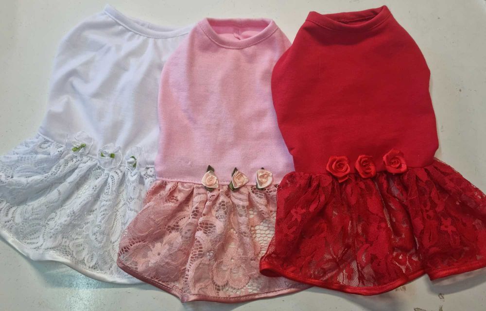 Sukienka ubranko dla papilon york shihtzu szyte na miarę