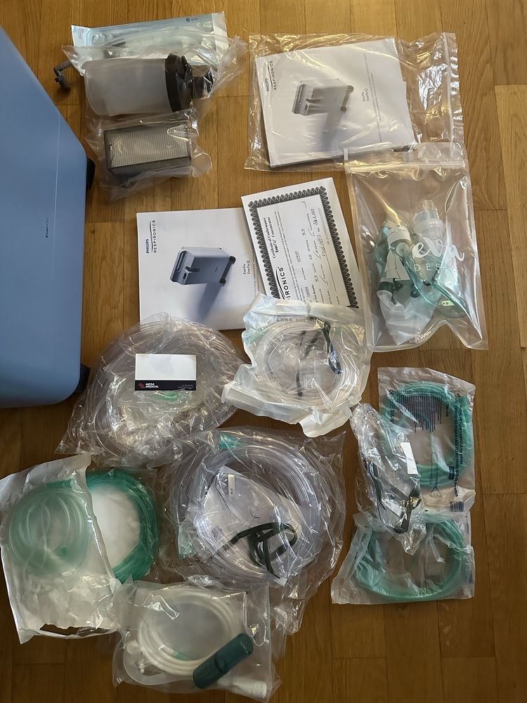 Koncetrator tlenu philips respironics + dodatki