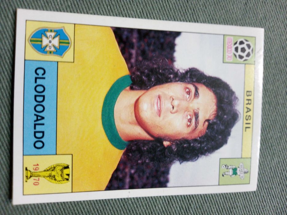 Cromo Panini World Cup Story de Clodoaldo no Mundial 70